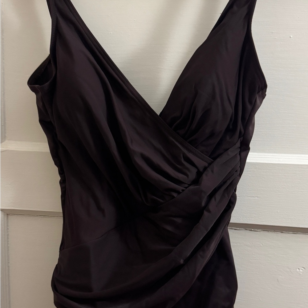 Miraclesuit Chocolate Brown One Piece Swimsuit